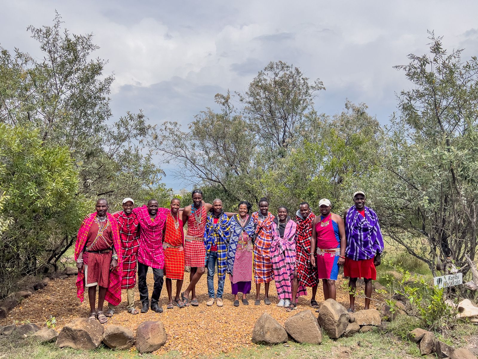 Maasai team in Lemek Conservancy, Maasai Mara