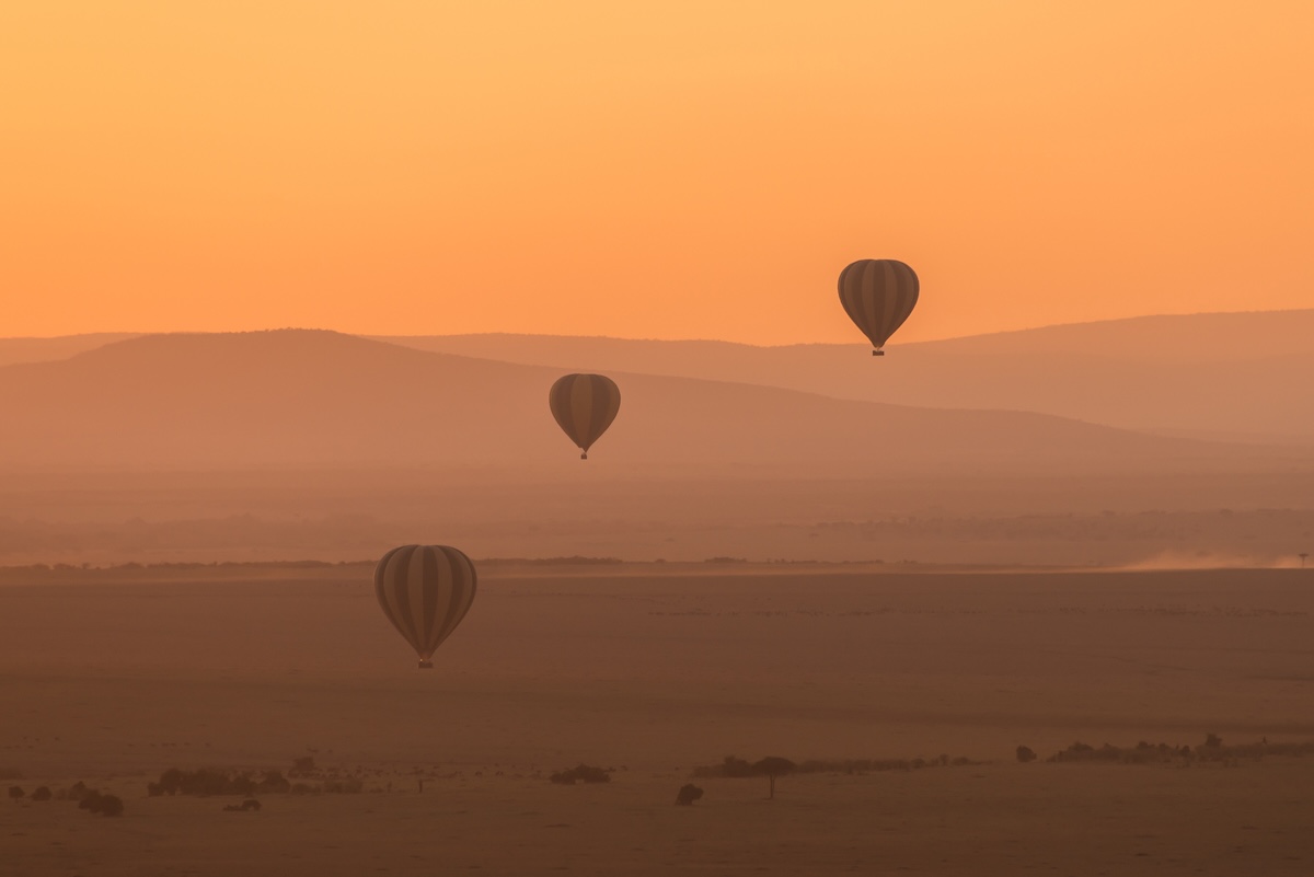 balloon safaris over the Maasai Mara